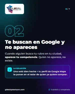 Publicación sobre aparecer en Google